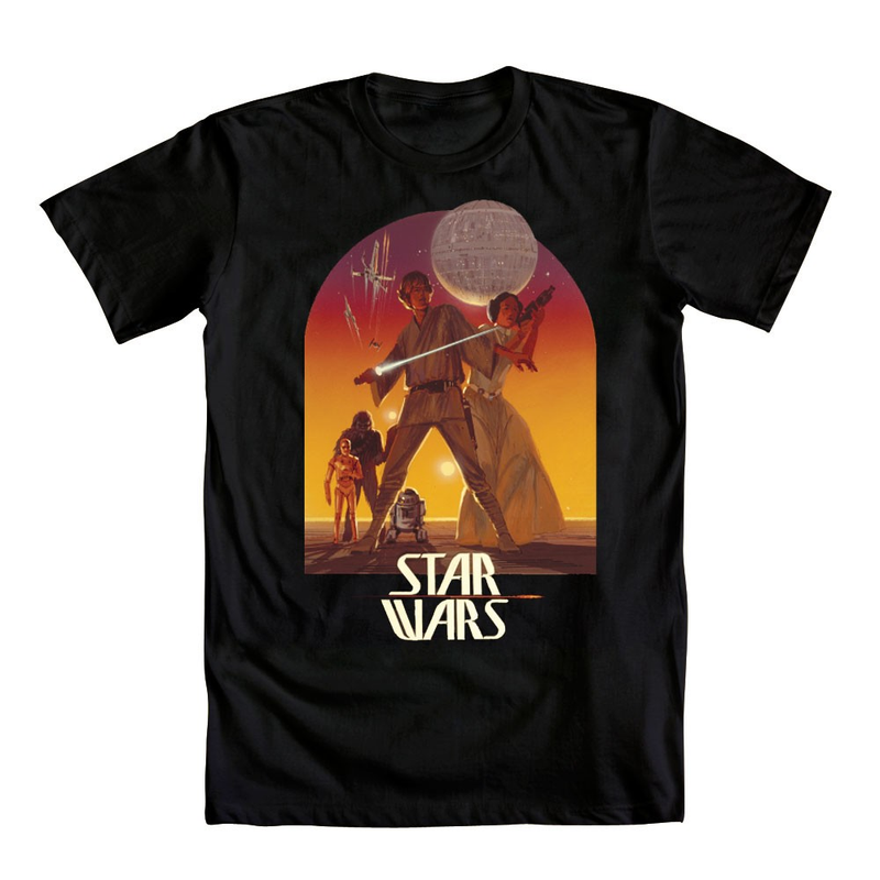 Illustration for article titled A collection of Star Wars t-shirts that can serve as your entire back-to-school wardrobe